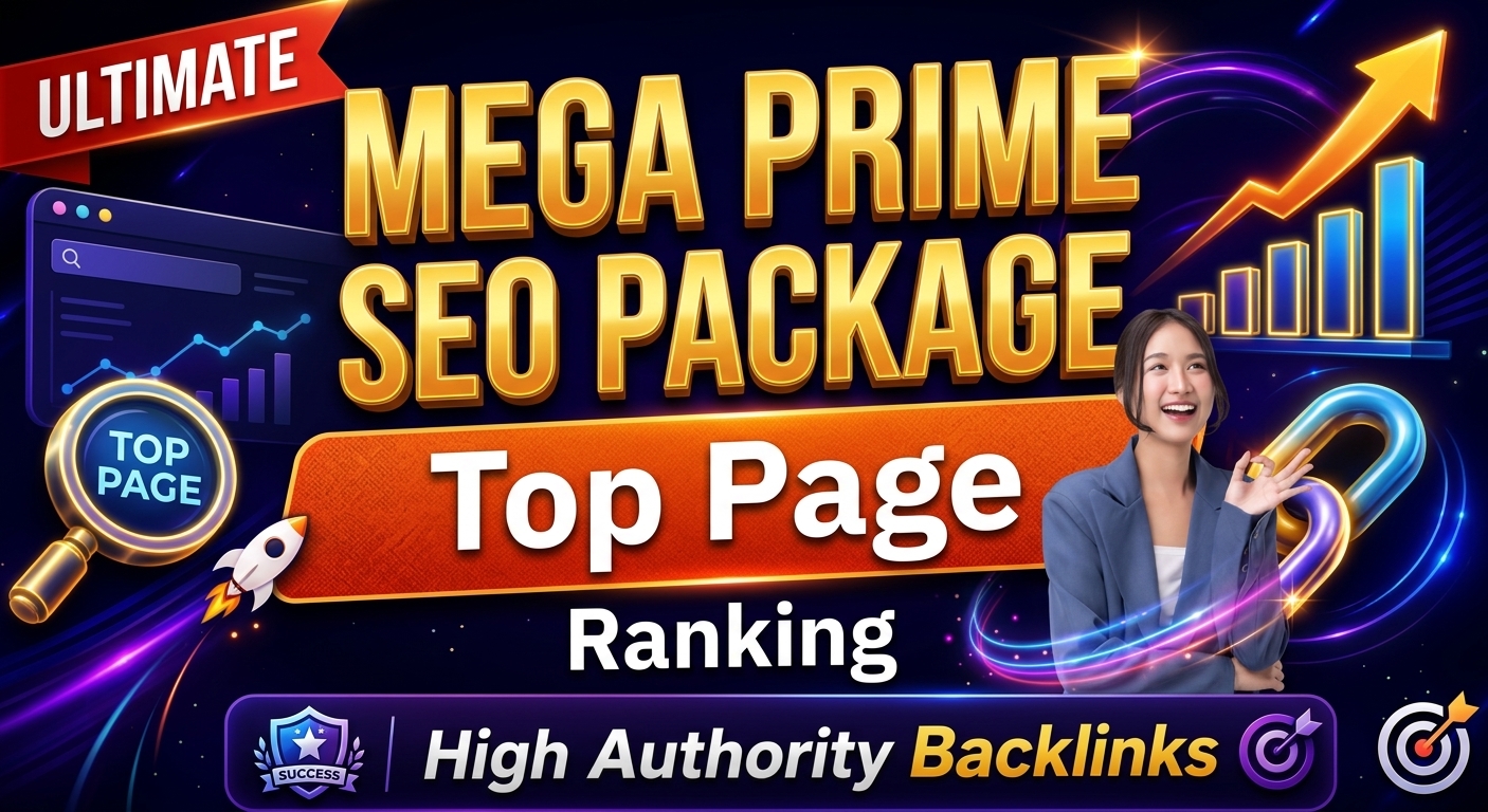 Page 1st Booster New MEGA PRIME SEO PACKAGE High Qual...