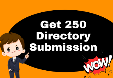 Get 250 Manual Directory Submissions for SEO Authorit...