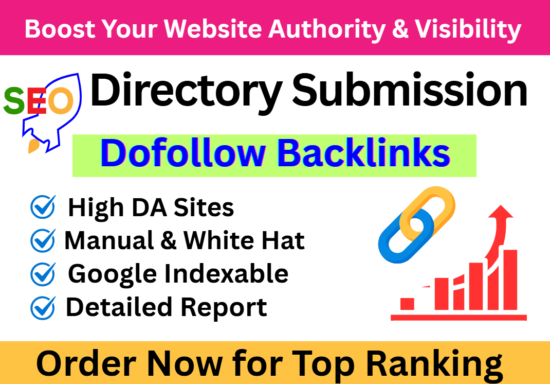 100 Manual Directory Submission - High DA SEO Backlin...