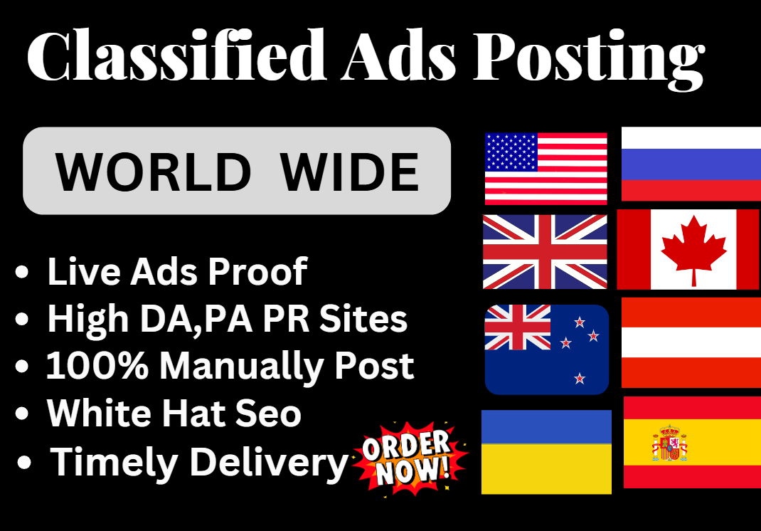 100+ Manual Classified Ad Posting for High Authority ...