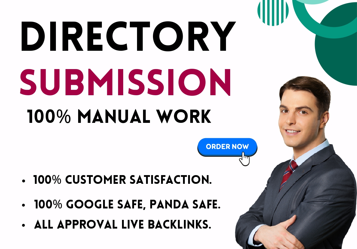 100 Directory Submission backlinks with approved on P...