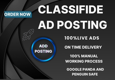I will give you 100 ad posting on high traffics sites...