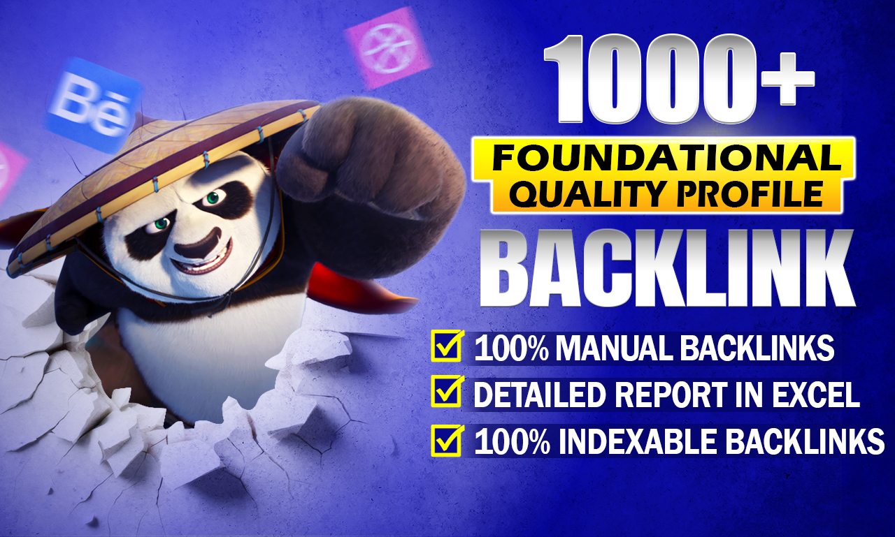 I will create 1000+ High quality profile backlinks wi...