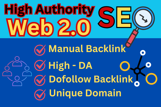 Create 90+ High-Quality Web 2.0 SEO Dofollow Manual B...
