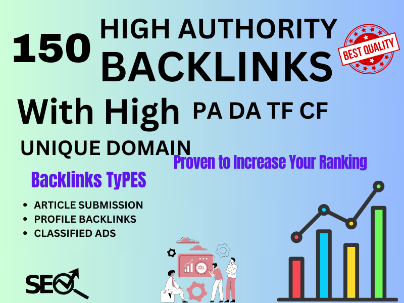 Rank Faster with 150 SEO-Boosting Backlinks from Uniq...