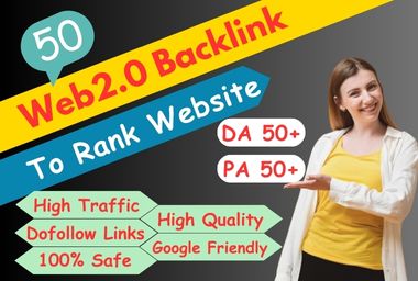 I will Create High-Quality Web 2.0 Backlinks to Boost...