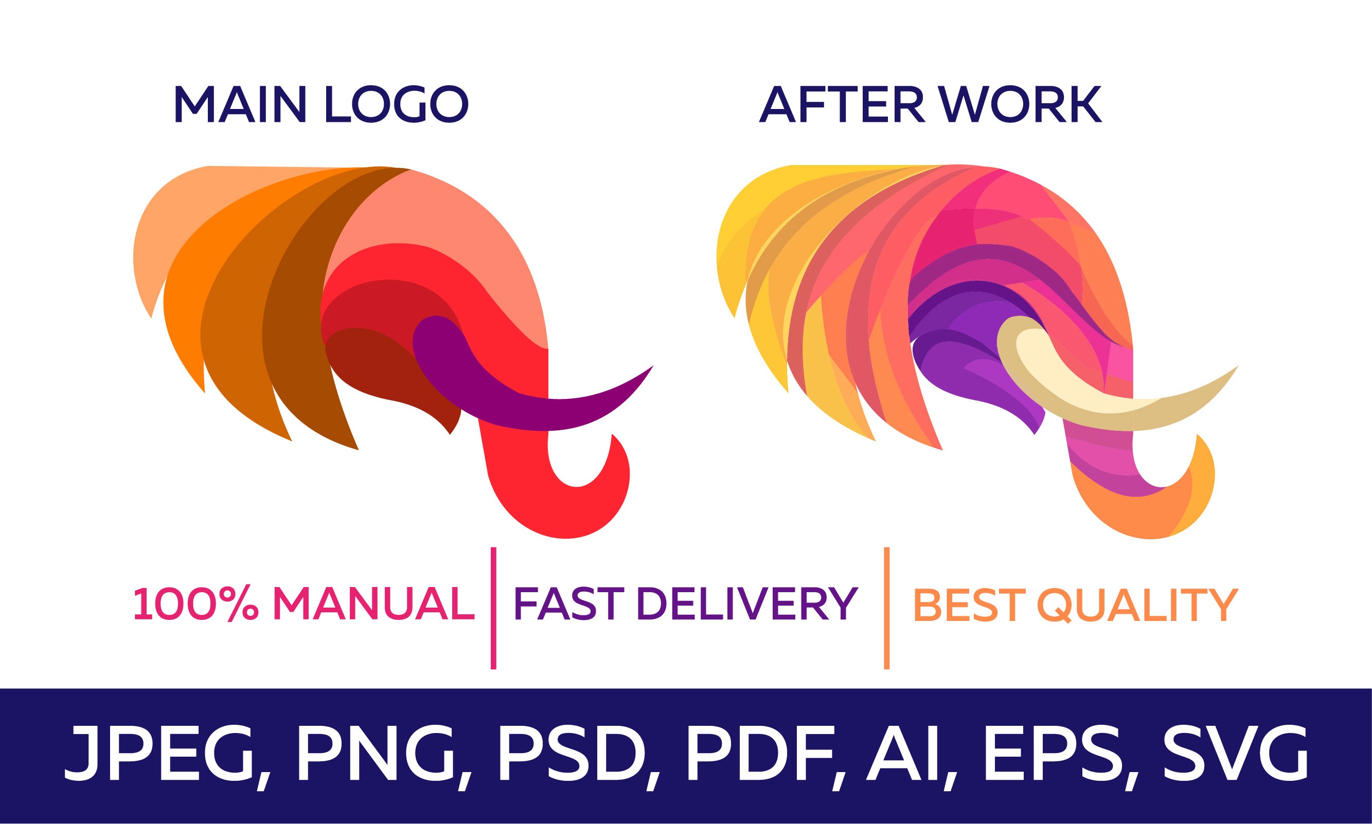 Remake redesign redo retouch edit modify fix vectoriz...