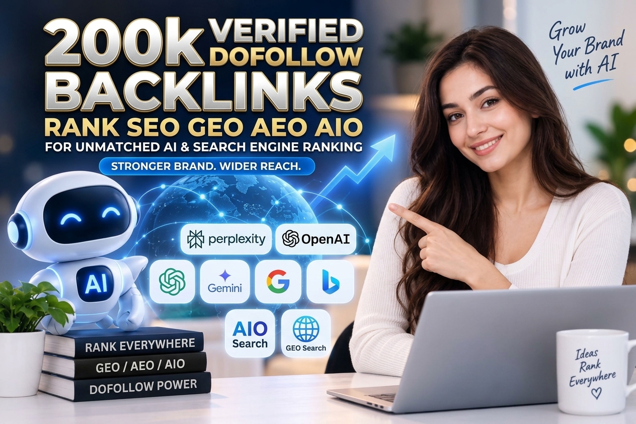 get Verified Backlinks for your website SEO GEO AEO r...