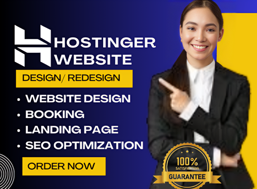 I will do hostinger website design, hostinger websit...