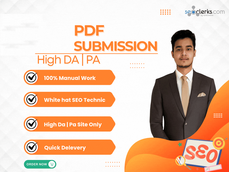 I will do 70 PDF submission Backlinks on high-authori...