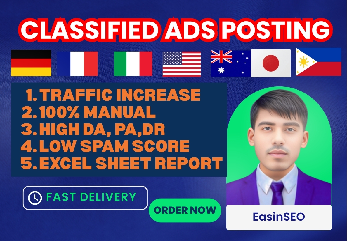 200 Classified Posting - Manual Advertising to Boost ...