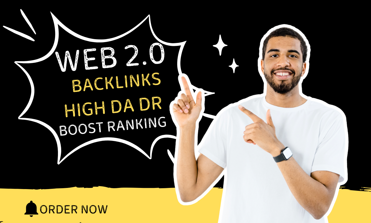 I will do powerful web 2 0 backlinks