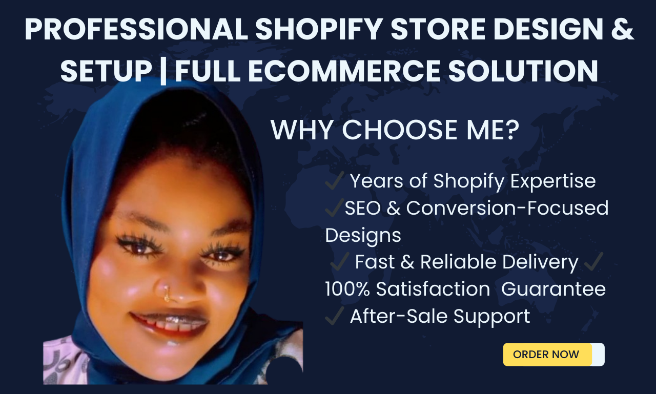 expert Shopify Store Design & Setup Full Ecommerc...