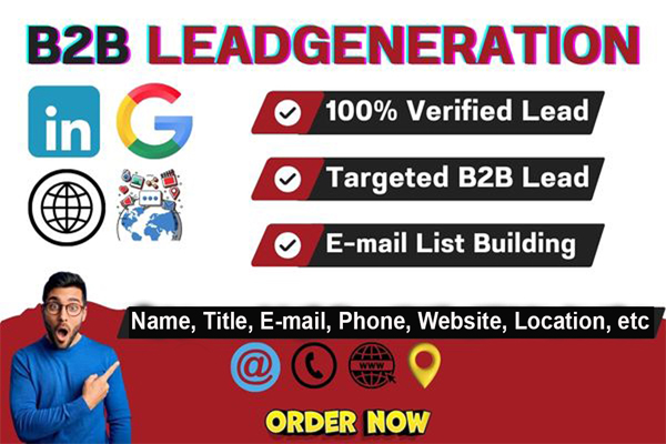 I will Provide 200 B2B Lead Generation, Google Maps ...