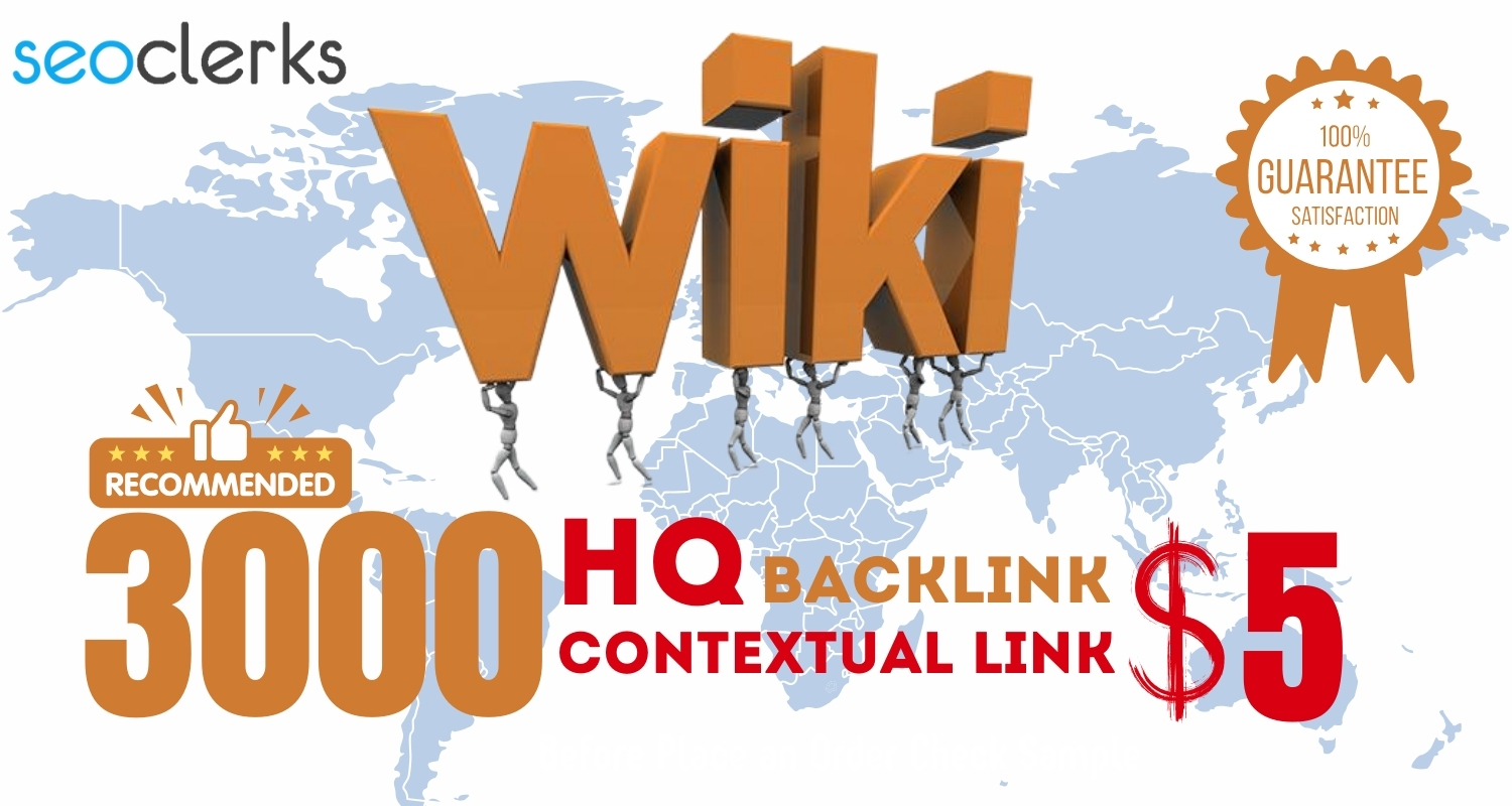 Unlimited Wiki Backlinks from 3,000 Wiki Articles Boo...