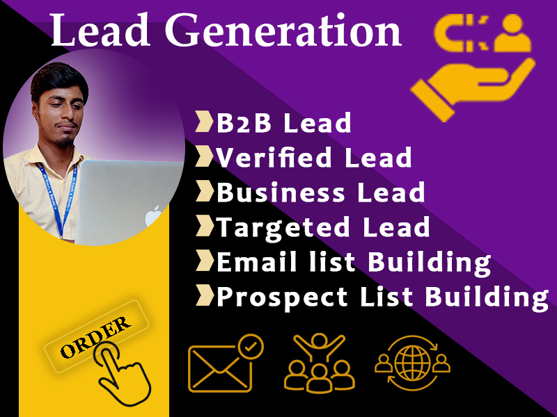 I provide you B2B Targeted lead generation, Email li...