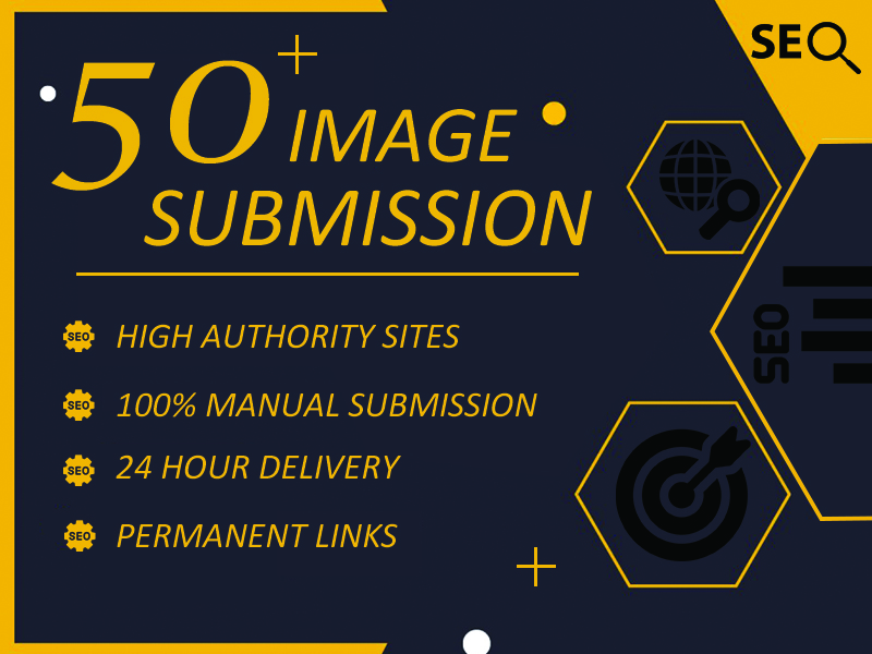 50 image submission for boosting SEO and build a orga...