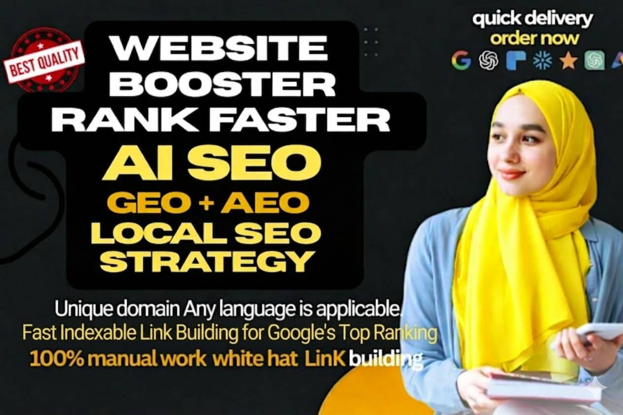 I will powerful 100 link building AEO GEO off page Lo...