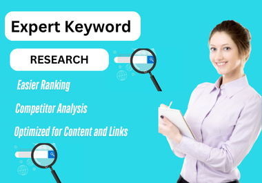 I will provide Best SEO keyword research for your web...