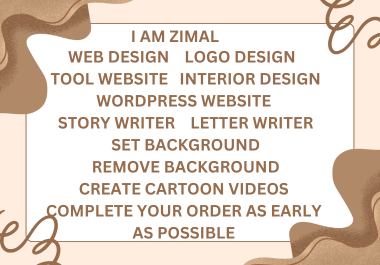 Create website, tool website, logo design, interio...