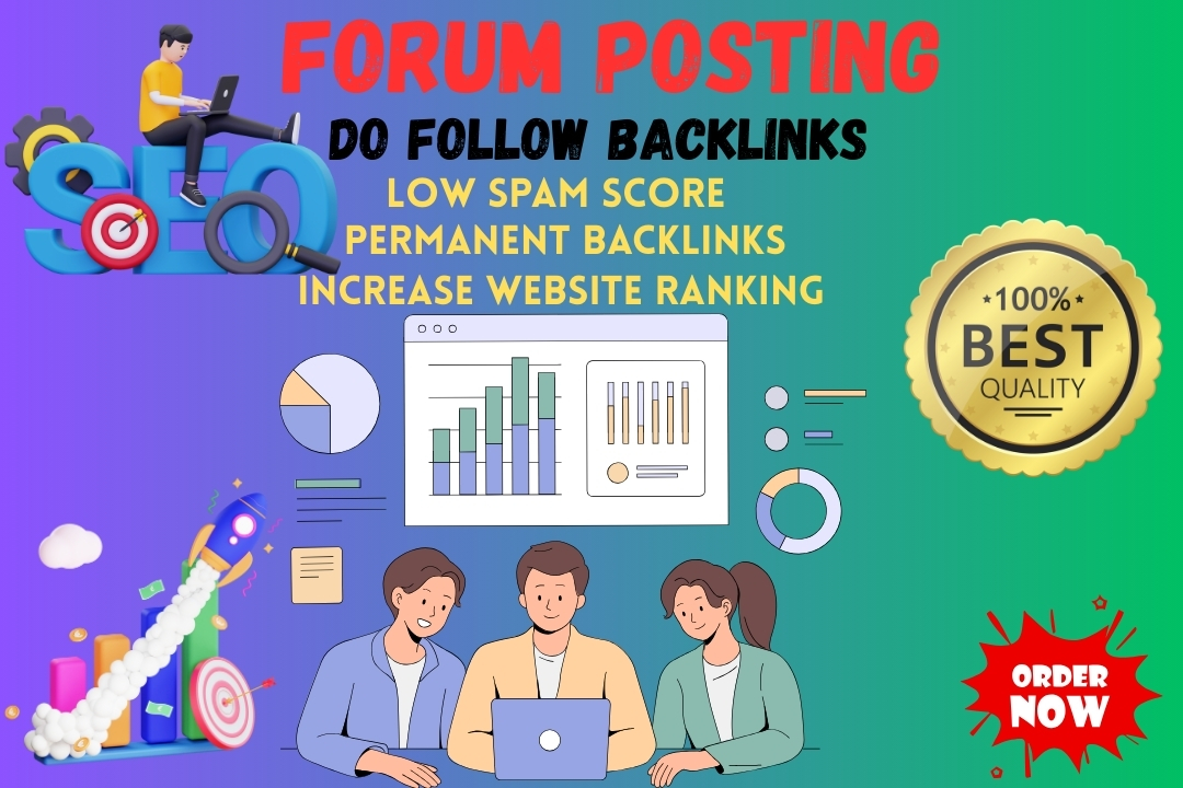 I will build 50+ do follow High quality forum posting...