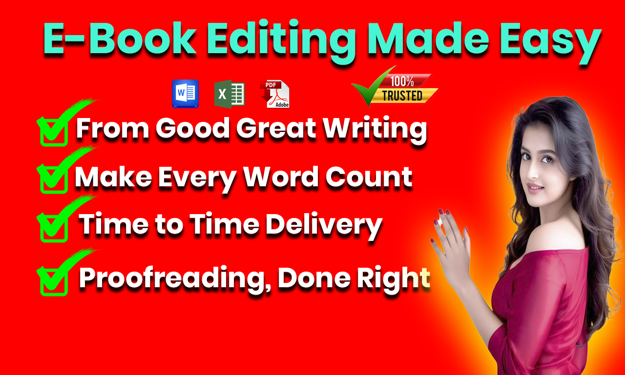 I will provide fast and reliable proofreading and edi...