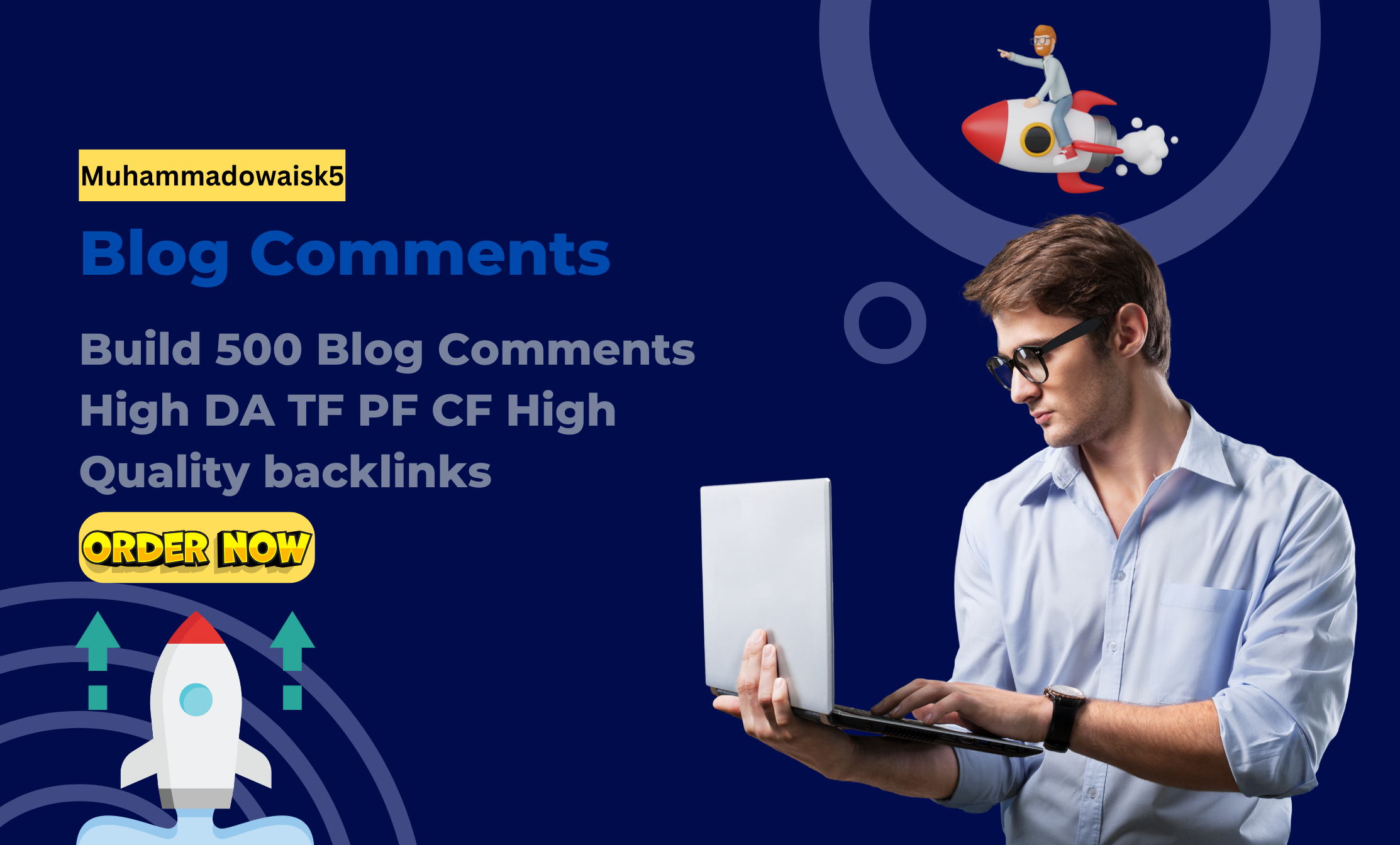 Build 500 Blog Comments High DA TF PF CF High Quality...