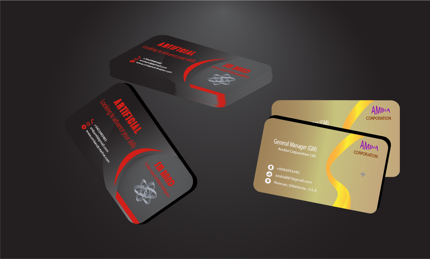 I will create a professional double-sided business ca...
