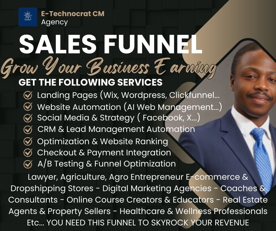 premium sales funnel for business ecommerce ngos maxi...