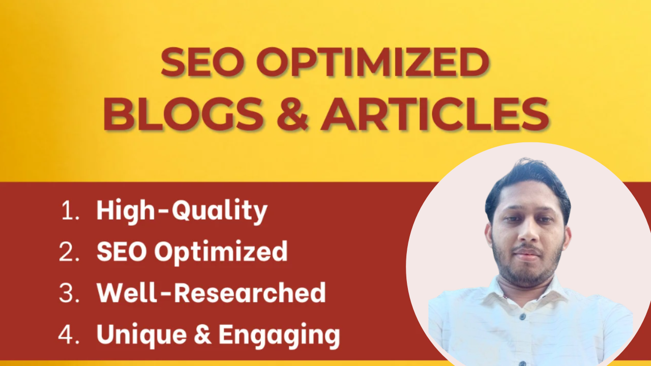 I will write 2000 word high quality SEO blog post and...