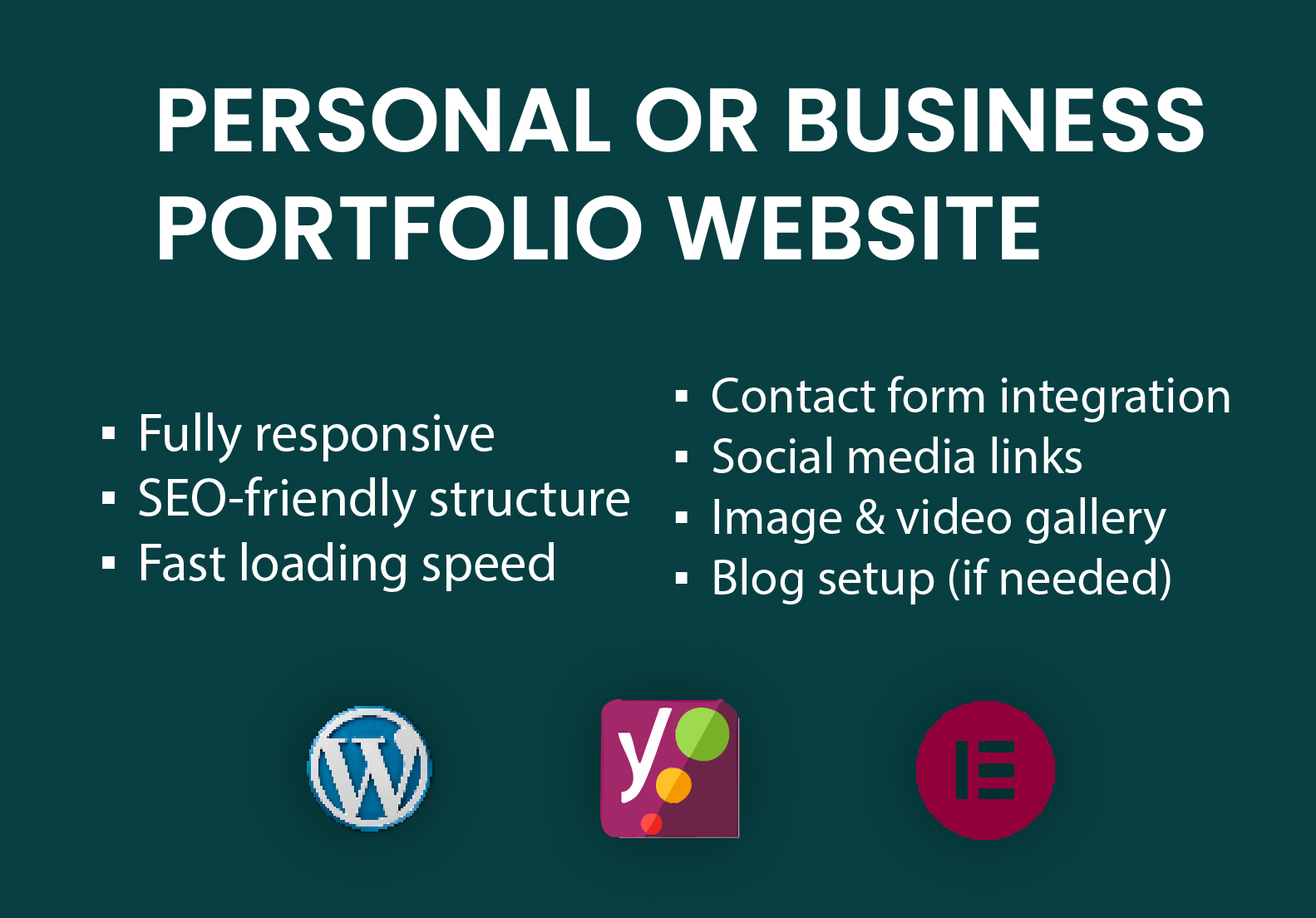 I will design a stunning personal or business portfol...
