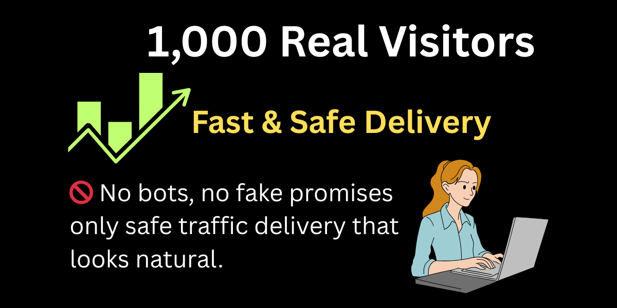 Send 1,000+ Real Website Visitors in 1 Day - Safe &am...