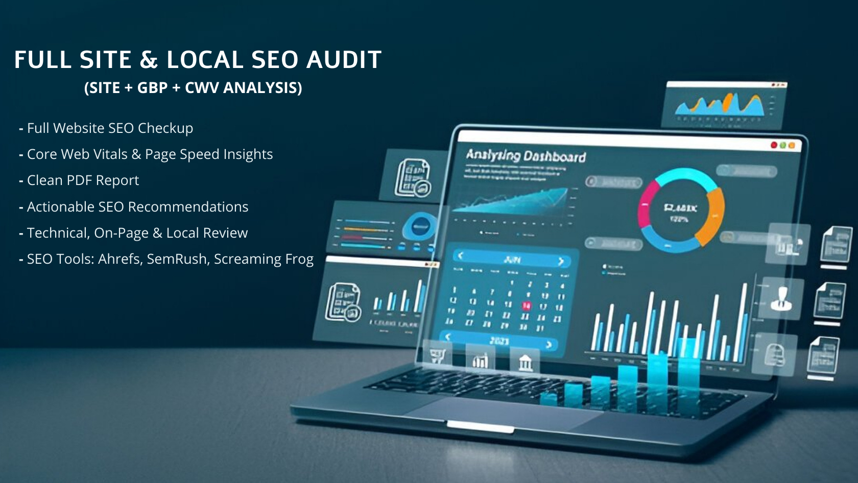 Detailed SEO Audit Local SEO + GBP Audit + CWV Insigh...