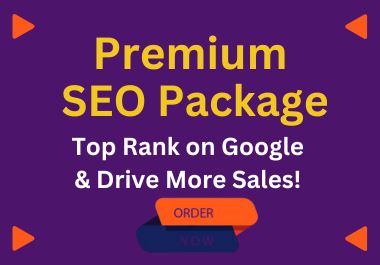 I will Provide Full Premium SEO Service to boost your...