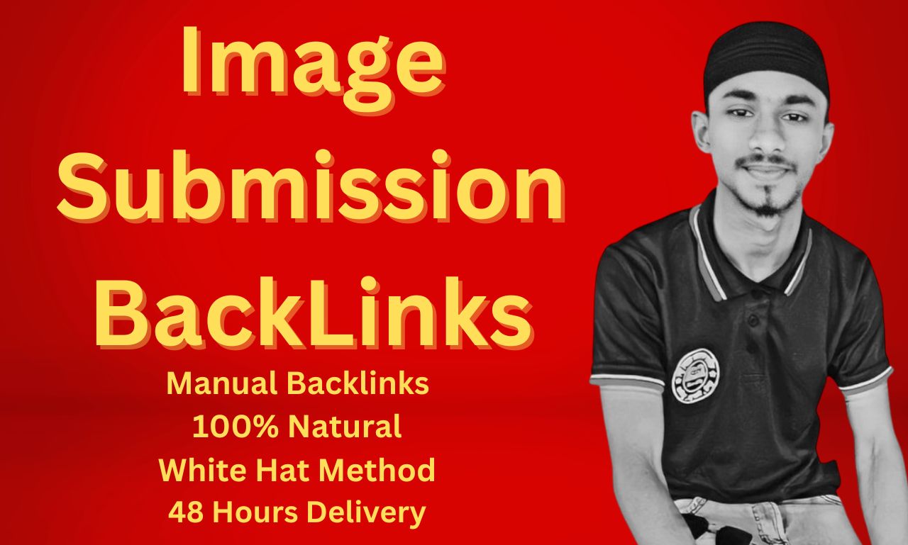 I will provide high authority image submission backli...