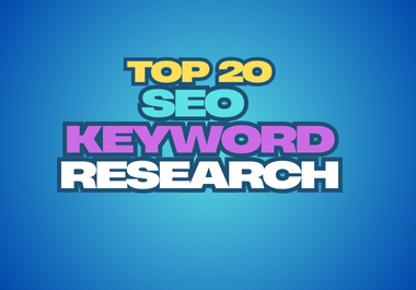 A professional SEO keyword research