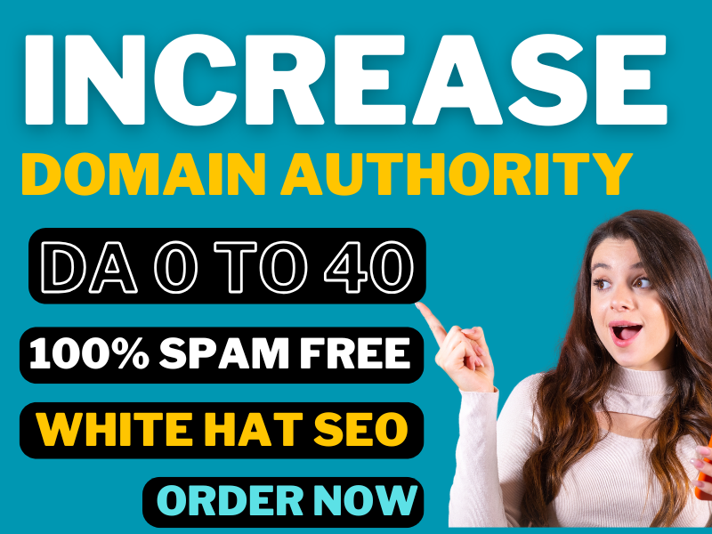 I will increase moz domain authority da 40, high aut...