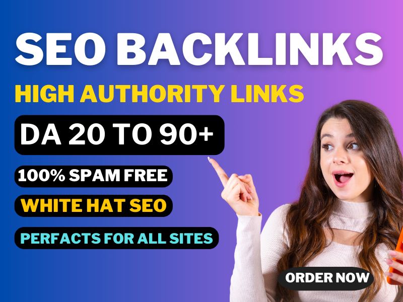 I will build 100 seo backlinks using high authority l...