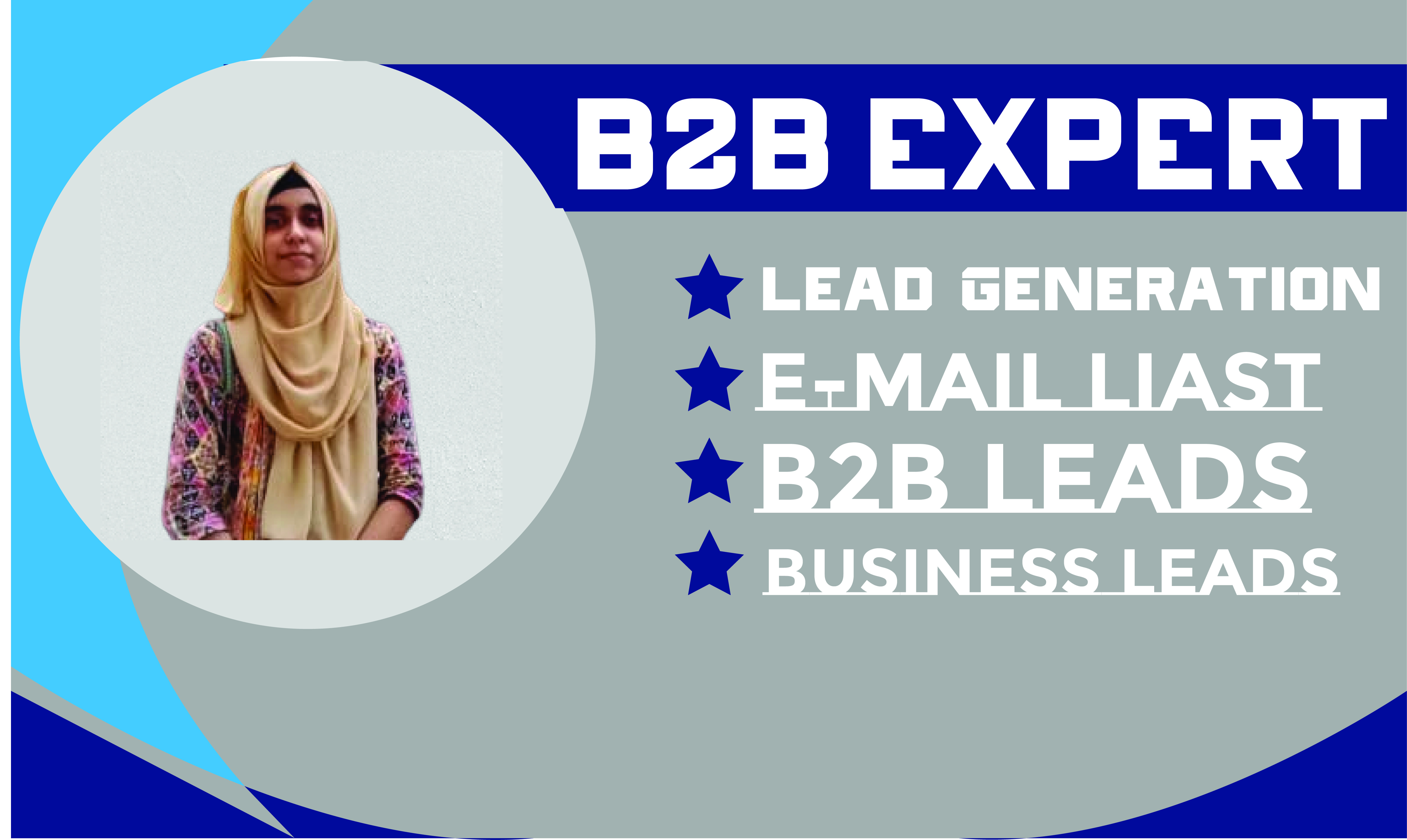 I will provide B2B lead generation, business lead an...