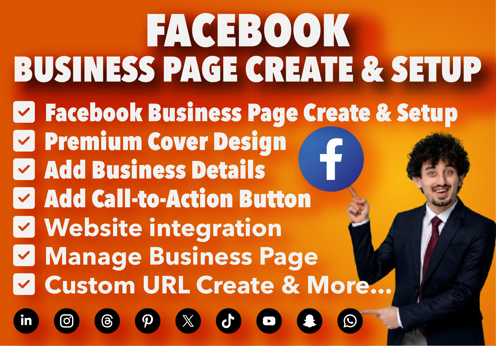 I will design and set up a meta business profile for ...