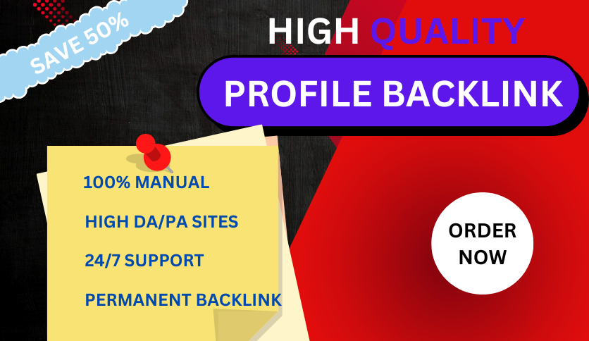 100 Poweful HQ Profile Backlinks to Boost Your SEO