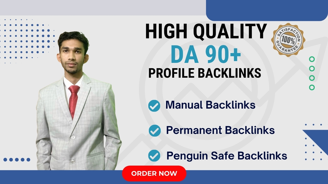 I will build 60 high authority DA 90+ profile backlin...
