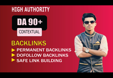 High authority DA 90 Do-follow SEO backlinks