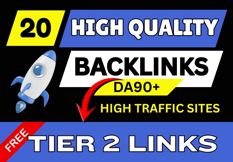 20 Premium SEO Backlinks with 2000 Tier 3 Links to Bo...