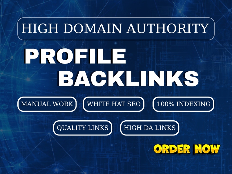 Get 80 High-Quality Profile Creation Backlinks For SE...
