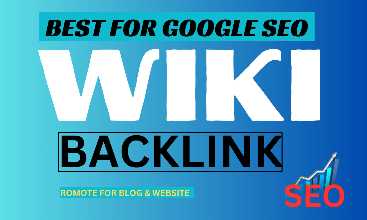 Offers to create 100 Wiki links to boost your website...