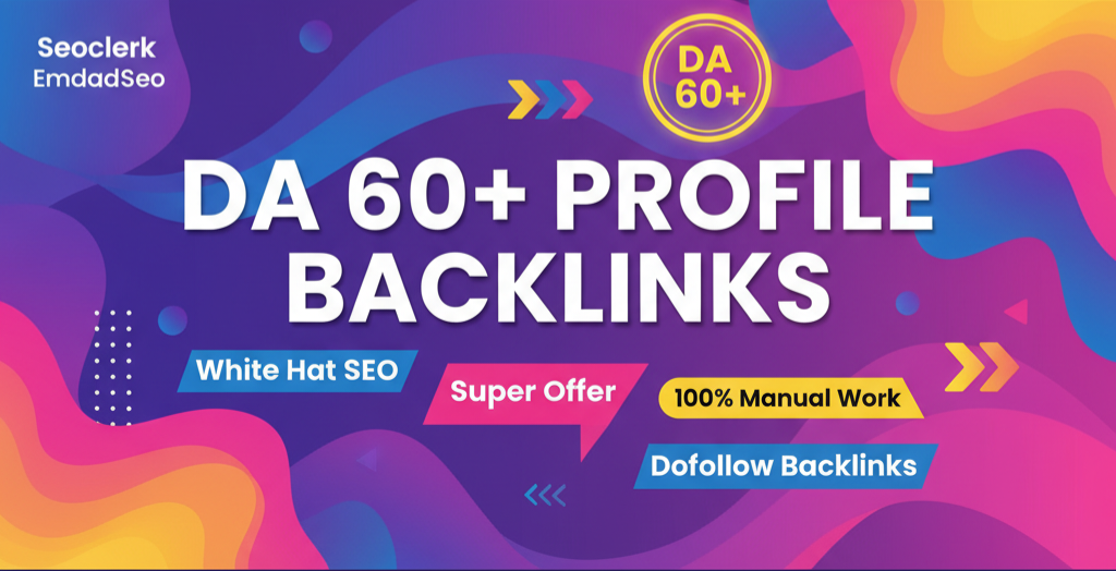 I Will Create 10 High Authority SEO Profile Backlinks...