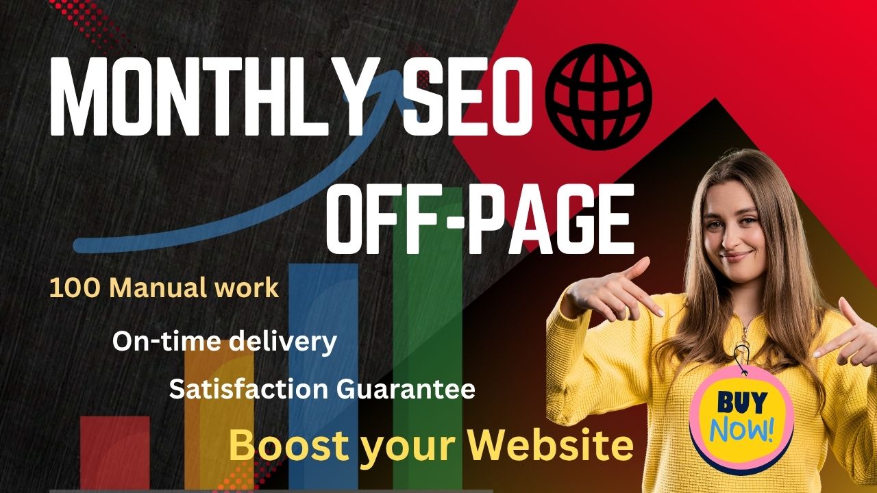 Monthly SEO Off-Page Backlinks with High-Quality Link...