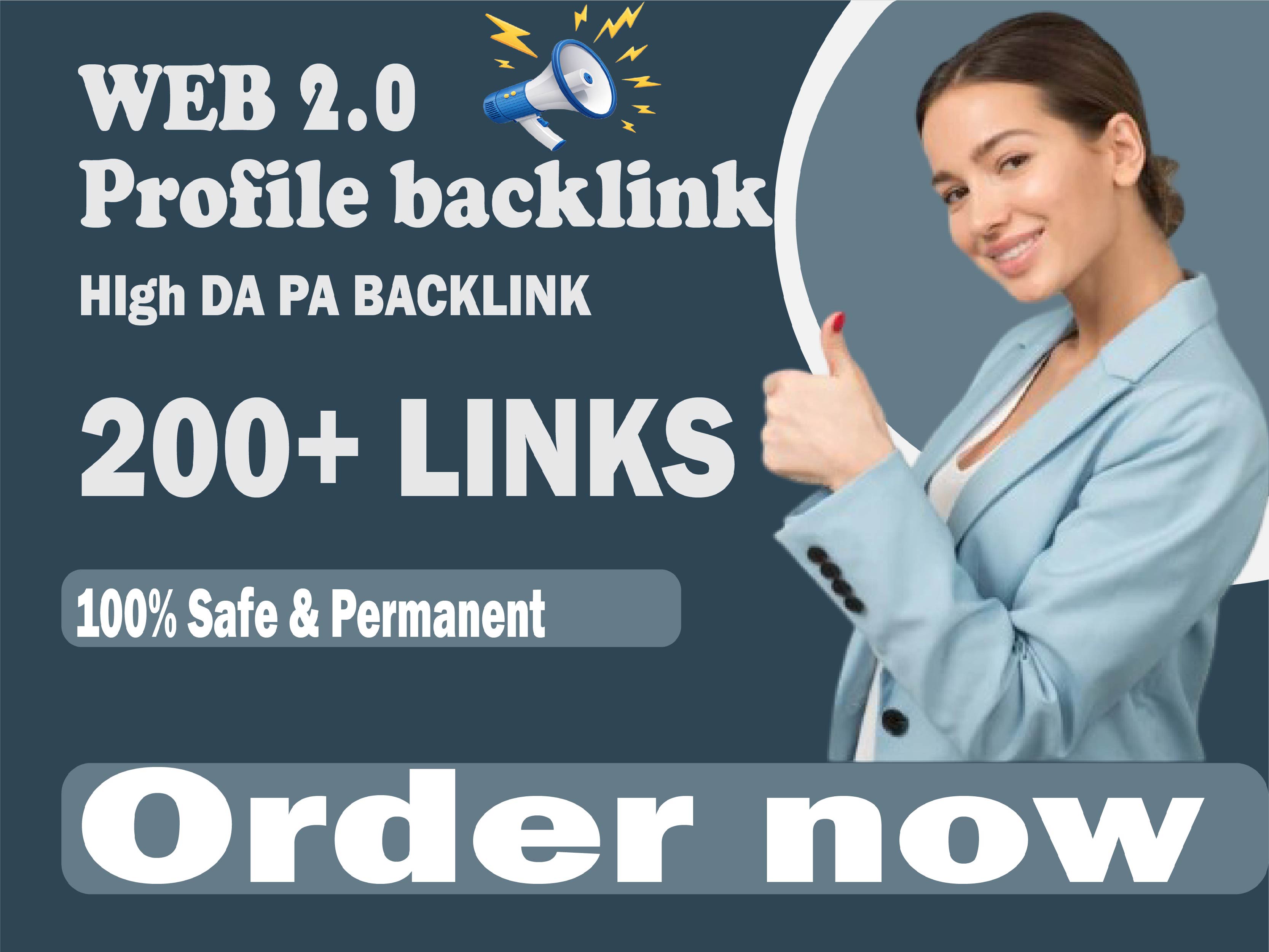 Build Powerful 200 Web 2.0 And Profile Backlinks