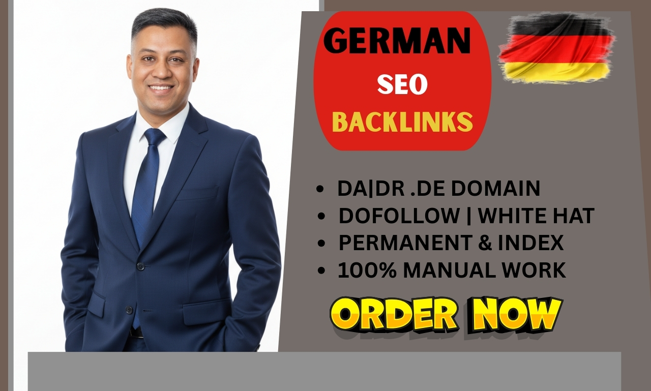 Top Quality SEO Service from. DE Sites for Better Aut...